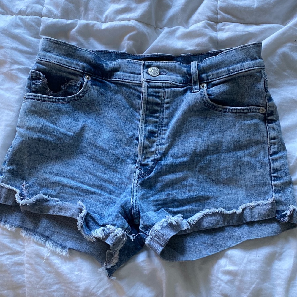 Express denim shorts